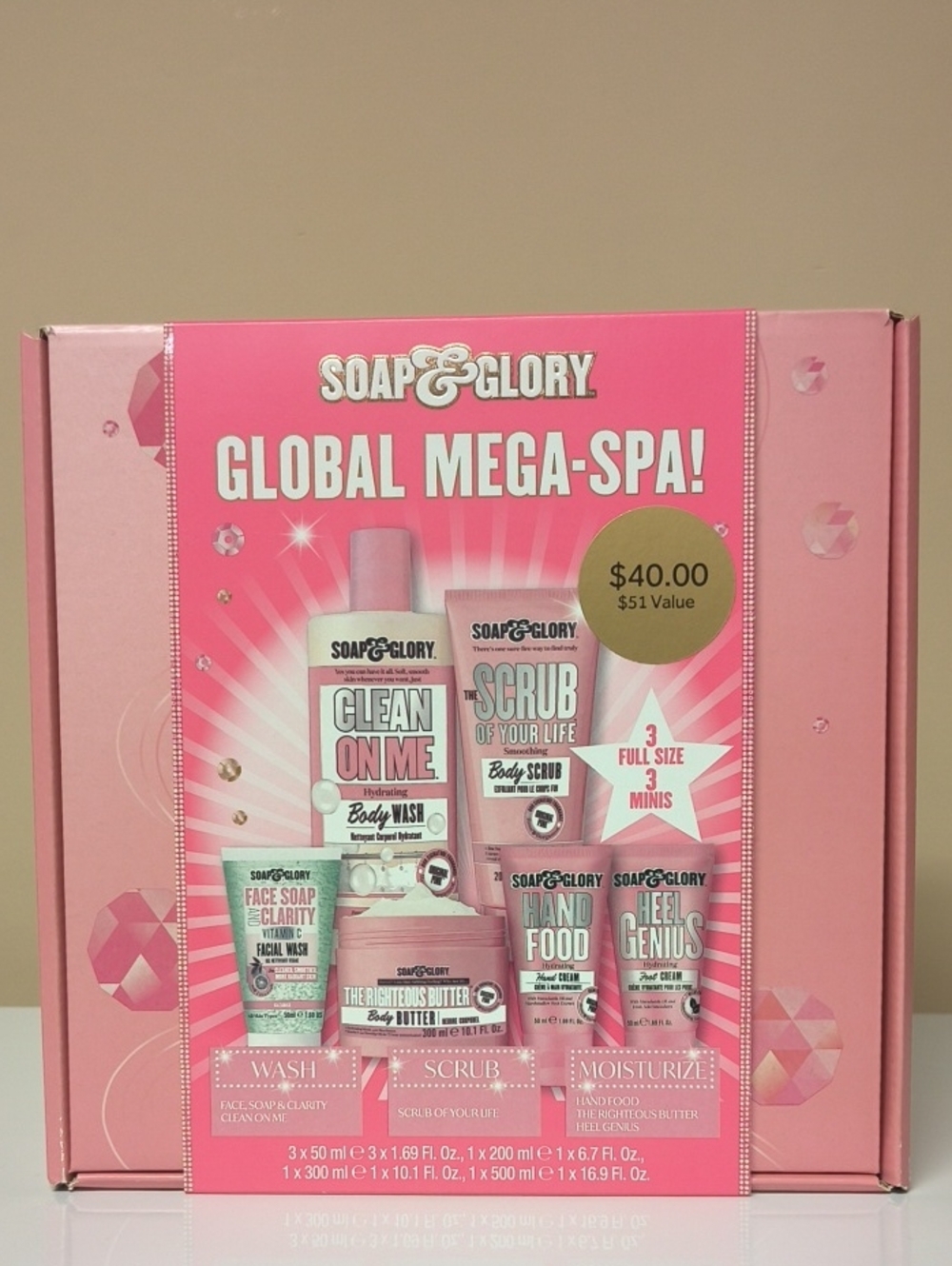 Soap & Glory Pink Global Mega-Spa Gift Set